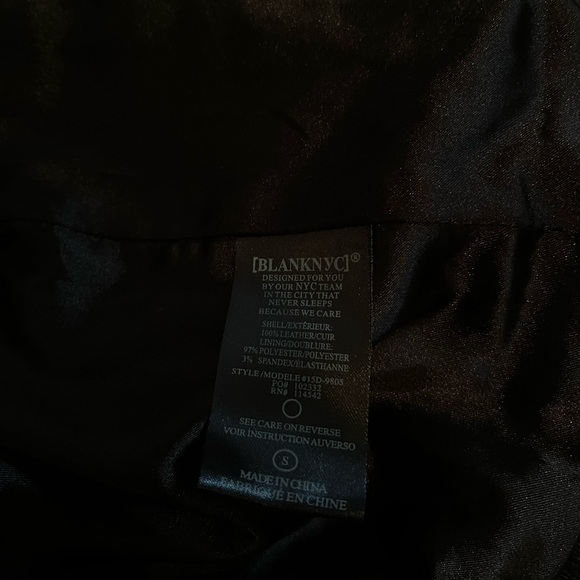 BLANKNYC Vegan Leather Moto Jacket - Picture 7 of 7